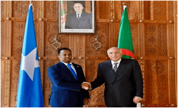 The Senior Minister receives Somali Forein Minister