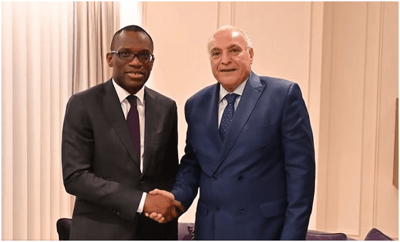 As special envoy of President Tebboune,The Senior Minister, Minister of Foreign Affairs, on official visit to Republic of Benin