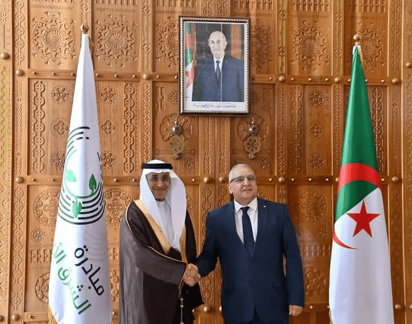 الأمين العام لوزارة الشؤون الخارجية, السيد لوناس السيد مقرمان يستقبل الأمين العام لمبادرة الشرق الأوسط الأخضر